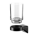 Держатель с хрустальным стаканом KEUCO AVENO, 14650379000, черный матовый 14650379000
