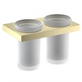Стакан для зубных щеток двойной Timo Petruma 15234/17 золото матовое 15234/17