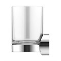 Держатель стакана KEUCO REVA, 12850019000, в комплекте с хрустальным стаканом, хром 12850019000