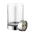 Держатель стакана KEUCO REVA, 12850019000, в комплекте с хрустальным стаканом, хром 12850019000