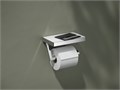 Держатель для туалетной бумаги  с полкой KEUCO REVA, 12873019000, хром 12873019000