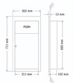 Ведро для бумаг, 14,2 л., PPE0010CS. В комплекте самозакрывающаяся крышка и ключ для извлечения контейнера с мусором. PPE0010CS - фото 197206 Ведро для бумаг, 14,2 л., PPE0010CS. В комплекте самозакрывающаяся крышка и ключ для извлечения контейнера с мусором. PPE0010CS - фото 197206