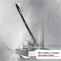Стакан для зубных щеток с держателем Keuco Edition 90 19050019000 для ванной, хрусталь, латунь, хром 19050019000
