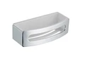 Полочка для ванной Keuco ELEGANCE 11658010000, корзинка для душа, со съемной пластиковой вставкой, хром/белый 11658010000