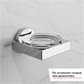 Мыльница для ванной Keuco Edition 90 19055019000, хрустальное стекло, с держателем, латунь, хром 19055019000