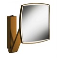 Косметическое зеркало Keuco iLook_ move 17613039004, с подсветкой, бронза шлифованная 17613039004 - фото 198215