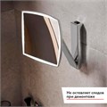 Зеркало косметическое KEUCO IP 24 17613019004, одностороннее, с увеличением, с подсветкой, со встроенным рычажным выключателем 17613019004
