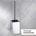 Ершик для унитаза Keuco Edition 90 19064010101, подвесной, с держателем, черной пластиковой колбой и запасной головкой ершика 19064010101
