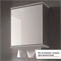 Дозатор бумажных полотенец зеркальная дверь(петли слева)алюминий серебристый анодированный/ 12785010100 12785010100