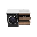 Коломбо - 60 Тумба под стиральную машину подвесная 2 ящ. + раковина правая УТ000015590