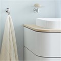 Крючок для ванной Duravit Starck T 0099291000, одинарный, латунь, хром 0099291000