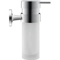 Дозатор для жидкого мыла Duravit Starck T 0099351000 в комплекте с держателем, матовое стекло, хром 0099351000