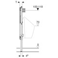 Инсталляция Geberit Duofix для писсуара, 112–130 см, универсальный, для распыляющей форсунки 111.676.00.1 111.676.00.1