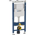 Инсталляция Geberit Duofix для подвесного унитаза, 112 см, со смывным бачком скрытого монтажа Delta 12 см, смывная клавиша Delta51 458.125.11.1 458.125.11.1 - фото 199607