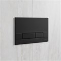 Кнопка смыва Lemark BIT,9802006  для инсталляции, механическая, черный матовый soft touch 9802006