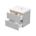 Грэй - 60 Тумба подвесная с 2 ящ. + раковина УТ000022655