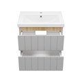 Грэй - 60 Тумба подвесная с 2 ящ. + раковина УТ000022655