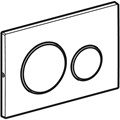 Кнопка смыва Geberit Sigma 20 115.889.SN.1, двойной смыв, цвет: нерж. сталь 115.889.SN.1