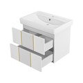 VEGA - 70 Тумба подвесная с 2 ящ. белый + раковина УТ000022669
