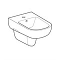 Geberit Smyle Биде подвесное, глубина 54 см 500.216.01.1 500.216.01.1