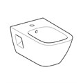 Geberit Renova Plan Square Биде подвесное, глубина 54 см 500.380.01.1 500.380.01.1