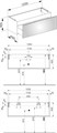 Тумба под умывальник KEUCO PLAN, 32981300000, 1200x400x490 мм, к/ф: белый 32981300000