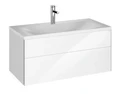 ROYAL REFLEX.2 Комплект мебели для ванной 2 (Тумба под умывальник 996х487х450+Умывальник из минерального литья 1000х490х30) 39604210100