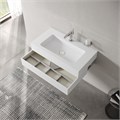 Тумба под умывальник KEUCO EDITION 300, 30382003800, 950x155x525 мм, к/ф: белый (ламинированный матовый)/белый (ламинированный матовый) 30382003800