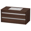 Duravit Ketho Тумбочка для умывальника для консоли, KT685505353, Каштан (темный), 1000x550 KT685505353 - фото 201335