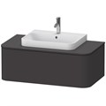 Duravit Happy D.2 Plus Тумбочка для умывальника для консоли, HP493108080, Графит Суперматовый, 1000x550x354 HP493108080 - фото 201337
