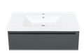 LA FENICE Тумба под раковину Elba Grigio серый 100, FNC-01-ELB-G-100 FNC-01-ELB-G-100