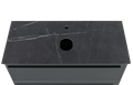 Столешница La Fenice Granite Black Olive Light Lappato 100 см., Черная, FNC-03-VS03-100, материал: керамогранит, форма: прямоугольная, цвет: черный мрамор FNC-03-VS03-100 - фото 201483