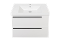 Тумба под раковину LA FENICE  Elba Bianco TWIN белый 90, FNC-01-ELB-B-90-2 FNC-01-ELB-B-90-2