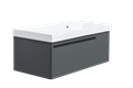 Тумба под раковину LA FENICE  Elba Grigio серый 90, FNC-01-ELB-G-90 FNC-01-ELB-G-90