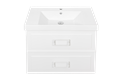Тумба под раковину LA FENICE Cubo Bianco TWIN белый 80, FNC-01-CUB-B-80-2 FNC-01-CUB-B-80-2