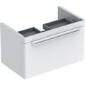 Шкафчик в ванную Geberit myDay Y824080000, 680х430х410 мм, под раковину, один ящик, с подсветкой, белый глянец Y824080000 - фото 201681