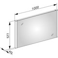Зеркало Keuco Royal Reflex.2, с подсветкой, 1000 х 577 х 42 мм 14296003000