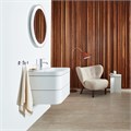 Раковина Duravit Happy D.2 Plus HP4345O2222, 57,5 см, с подвесной тумбой с двумя ящиками, с переливом, с площадкой под смеситель, с нажимным выпуском, включая малогабаритный сифон, белый глянец HP4345O2222 - фото 201863 Раковина Duravit Happy D.2 Plus HP4345O2222, 57,5 см, с подвесной тумбой с двумя ящиками, с переливом, с площадкой под смеситель, с нажимным выпуском, включая малогабаритный сифон, белый глянец HP4345O2222 - фото 201863