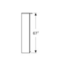 Geberit Option BASIC Зеркальный шкафчик с подсветкой 500х675х140 мм 500.257.00.1 500.257.00.1