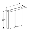 Geberit Option BASIC Зеркальный шкафчик с подсветкой 600х675х140 мм 500.273.00.1 500.273.00.1 - фото 201921 Geberit Option BASIC Зеркальный шкафчик с подсветкой 600х675х140 мм 500.273.00.1 500.273.00.1 - фото 201921