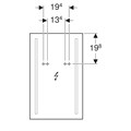 Geberit Option Зеркало с подсветкой 40х65 см 500.580.00.1 500.580.00.1
