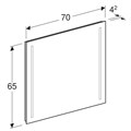 Geberit Option Зеркало с подсветкой 700x650x36 мм 500.587.00.1 500.587.00.1 - фото 202035 Geberit Option Зеркало с подсветкой 700x650x36 мм 500.587.00.1 500.587.00.1 - фото 202035