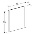 Geberit Option Зеркало с подсветкой 600x650x36 мм 500.586.00.1 500.586.00.1 - фото 202041 Geberit Option Зеркало с подсветкой 600x650x36 мм 500.586.00.1 500.586.00.1 - фото 202041