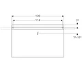 Geberit iCon Зеркало с подсветкой 1200x750x40 mm 840720000 840720000