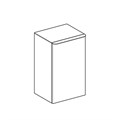 Geberit Smyle Square Боковой шкафчик низкий с одной дверцей правый, белый глянец 500.359.00.1 500.359.00.1