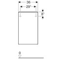 Geberit Smyle Square Боковой шкафчик низкий с одной дверцей левый, цвет "пекан" 500.360.JR.1 500.360.JR.1 - фото 202114 Geberit Smyle Square Боковой шкафчик низкий с одной дверцей левый, цвет "пекан" 500.360.JR.1 500.360.JR.1 - фото 202114