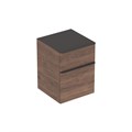 Geberit Smyle Square Боковой шкафчик низкий с двумя выдвижными ящиками, цвет "пекан" 500.357.JR.1 500.357.JR.1 - фото 202163