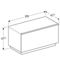 Geberit iCon Шкафчик 890x472x477 мм, светлый дуб 841092000 841092000 - фото 202294 Geberit iCon Шкафчик 890x472x477 мм, светлый дуб 841092000 841092000 - фото 202294