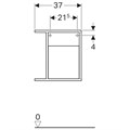Geberit iCon Боковой шкафчик, 370х400х245 мм, цвет: платина глянец, 840139000 840139000 - фото 202327 Geberit iCon Боковой шкафчик, 370х400х245 мм, цвет: платина глянец, 840139000 840139000 - фото 202327