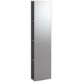 Geberit iCon Шкафчик высокий с полочками и зеркалом, 280х1200х140 мм, цвет: платина глянец 840030000 840030000